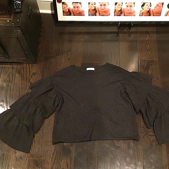 Zara Ruffle Sleeve Sweater - Picture 12 of 15